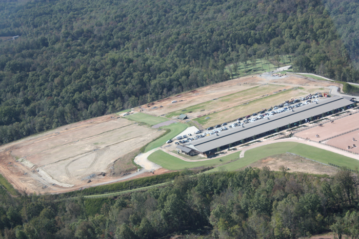 The tract of land on the south end on the property where the driving competition will be held.