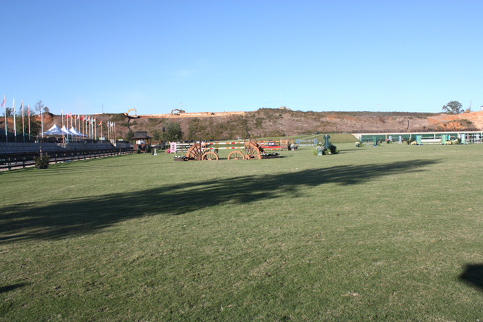 Picture this: The existing derby field will be the site of the main stadium next September.