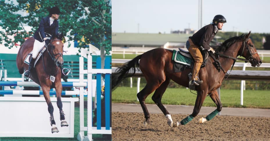 Elizabeth Bachner Rider Elizabeth Elder: From Show Jumpers to the Backstretch