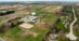 An aerial view of a farm in King Twp.