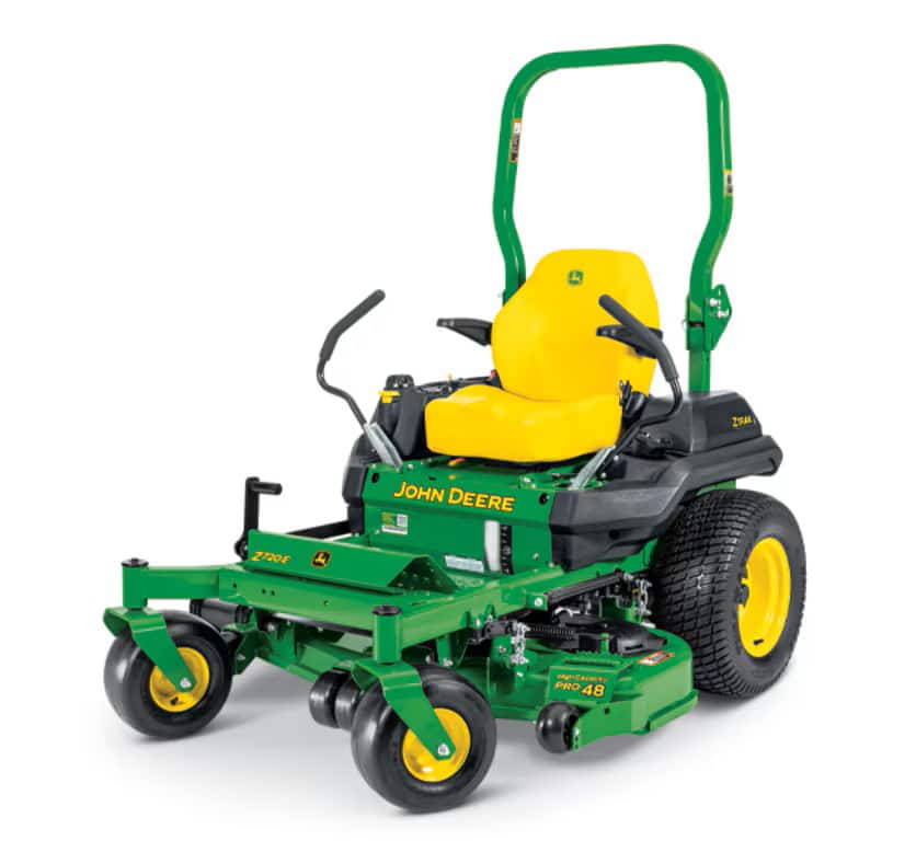 A John Deere mower.