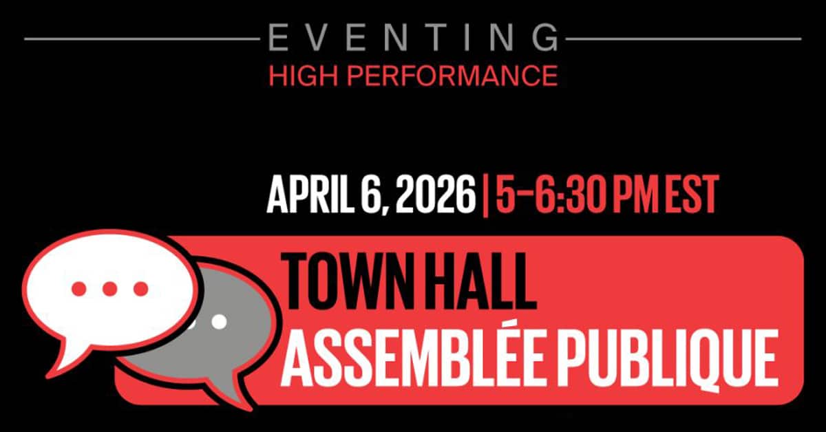 An Eventing Town Hall graphic.