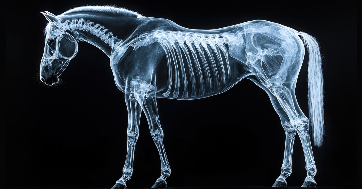A transparent horse.