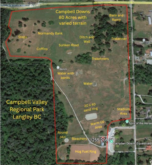 An aerial site map.