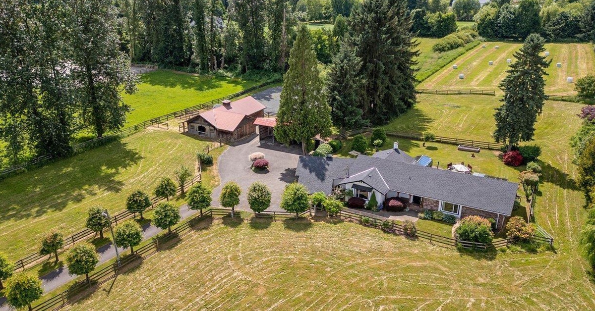 Thumbnail for $2,500,000 for an equestrian hideaway nestled in green fields in Langley, BC