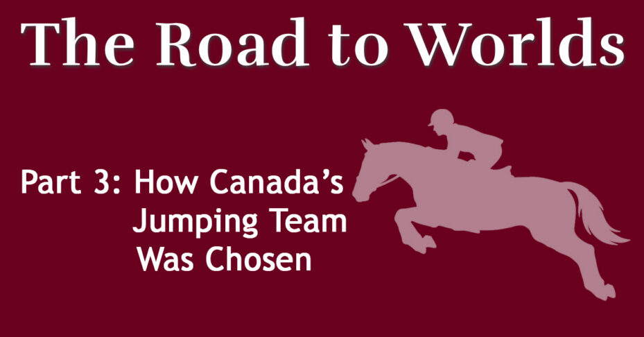 A graphic with a jumping horse.