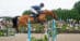 A man jumping a chestnut horse over a fence at Bromont.